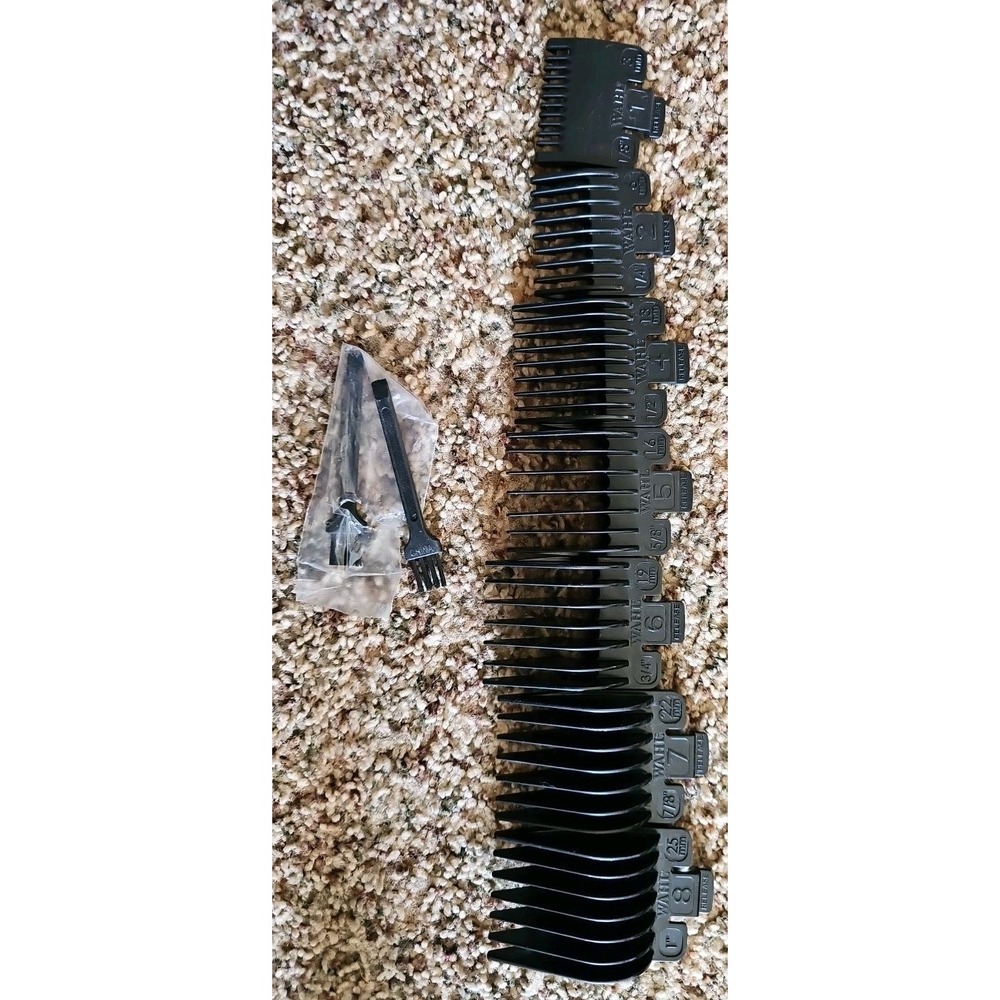 #1 #2‎ #4 #5 #6 #7 #8  Wahl Guide Comb Attachment mixed lot - missing #3